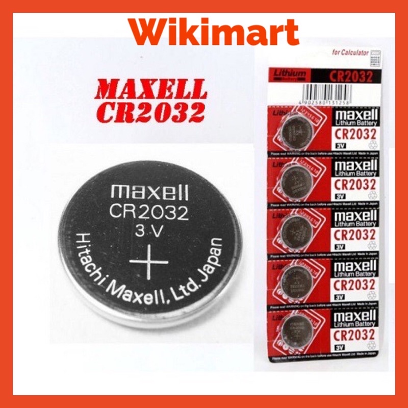 Vỉ 5 viên pin CMOS CR2032 Maxell thumbnail