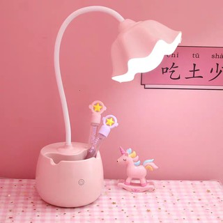 Đèn led để bàn cao cấp, chống cận, tiết kiệm điện, sạc usb