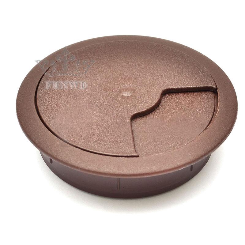 Nắp xoay nhựa đậy lỗ luồn dây cáp trên mặt bàn 60mm/80mm