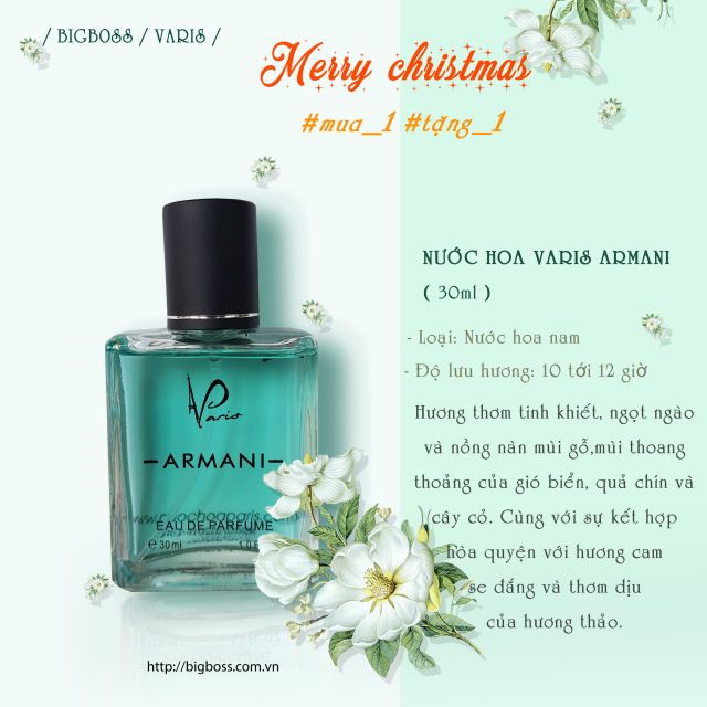 Nước hoa Varis ARMANI