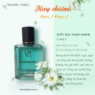 Nước hoa Varis ARMANI