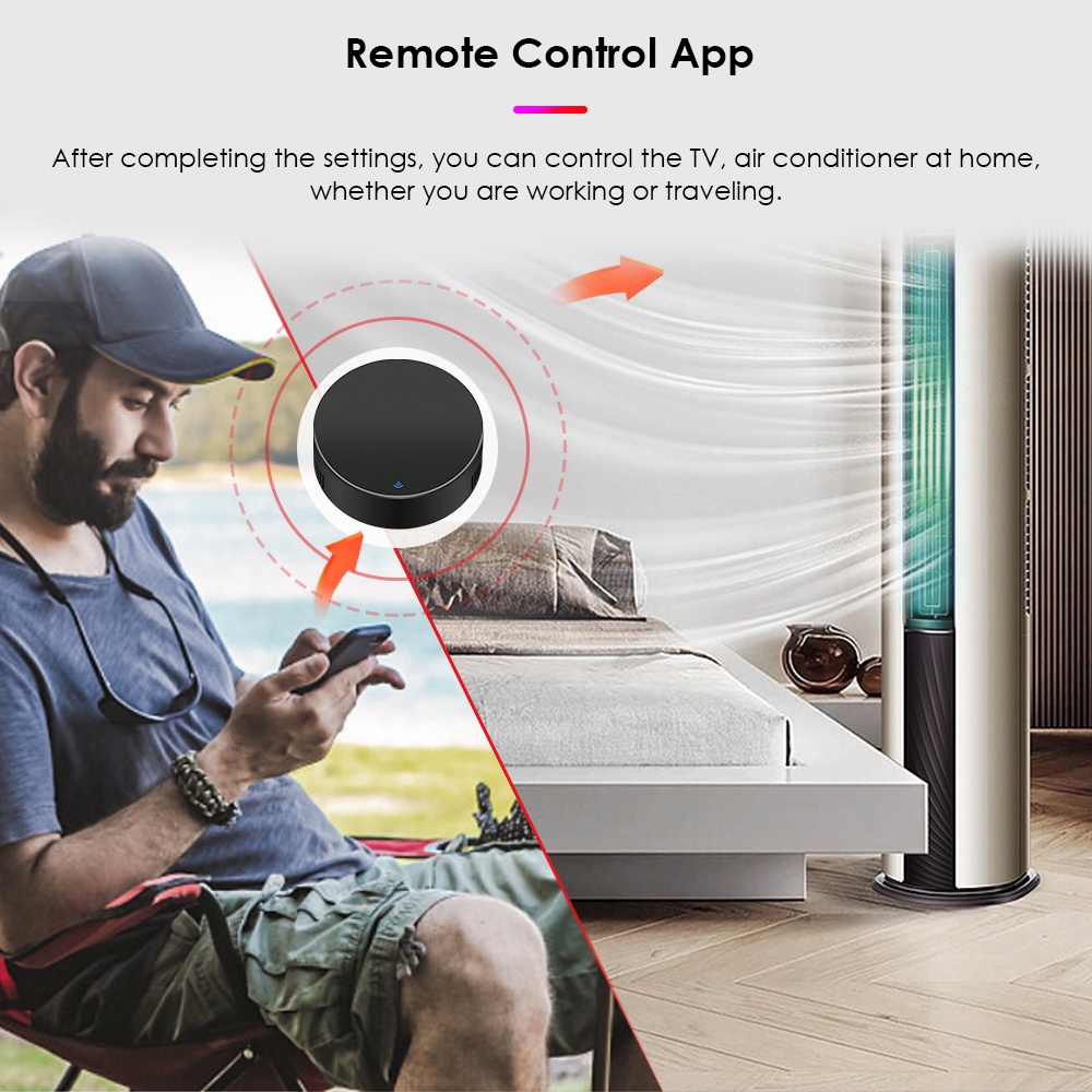 Sẵn Sàng✅Tuya Hồng Ngoại Thông Minh /TV Box/TV/Máy Lạnh/Quạt/DVD Điều Khiển Giọng Nói Tác Phẩm Với Amazon Alexa google Trợ Lý Cao Cấp TTS