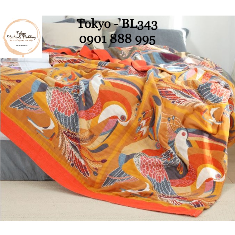 S88_Chăn Xô Organic Cotton Dòng Cao Cấp