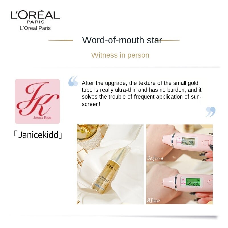 L'OREAL (Hàng Mới Về) Kem Chống Nắng L 'Oreal Chống Thấm Nước Và Mồ Hôi Đa Năng Tiện Dụng