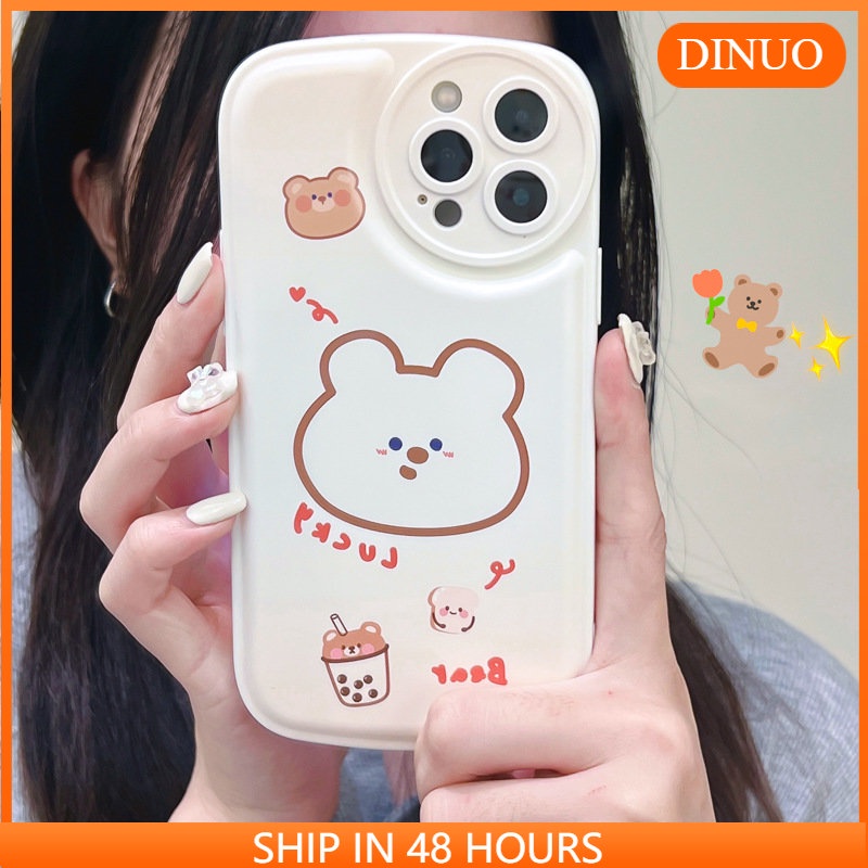 Ốp lưng iphone Ốp Điện Thoại Silicon Trong Suốt Chống Sốc In Hình Hoạt Hình Cho iPhone 11 Pro Max 13 Pro Max 12 Pro Max 7Plus xr XS Max Dinuo case
