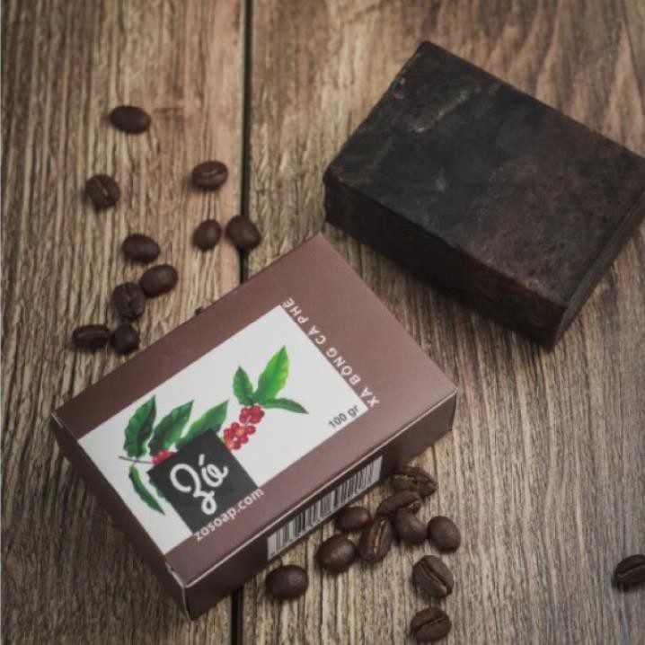 Combo 3 bánh xà bông thảo dược Gió (xà bông than tre hương bạc hà, cà phê hương quế, xà bông sả chanh) HTX Sinh Dược