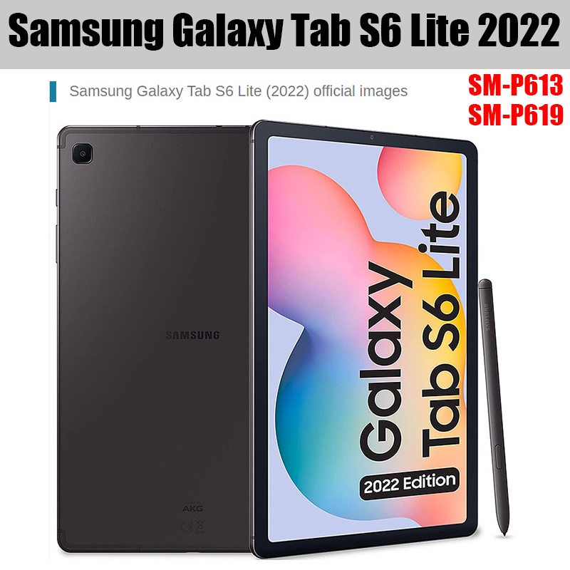 Ốp Máy Tính Bảng TPU Silicon Trong Suốt Có Túi Khí Cho Samsung Galaxy Tab S6 Lite 2022 SM-P613 SM-P619