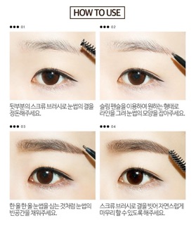 Chì kẻ mày 2 đầu J.Muh Slim Eyebrow Pencil