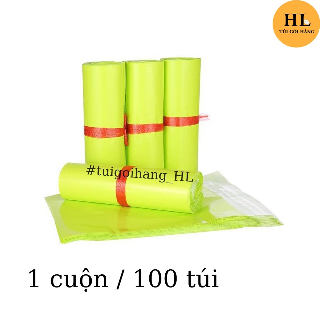 Túi Gói Hàng HL01-2 Chất Liệu Cao Cấp Size 25 x 35 Màu Xanh Lá