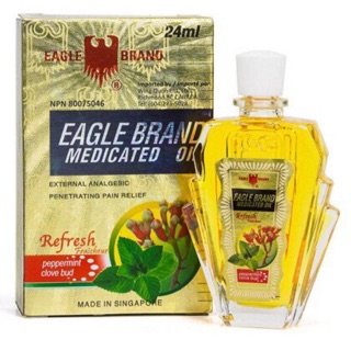 Dầu gió vàng Mỹ Eagle Brand Medicated Oil 24ml Mỹ