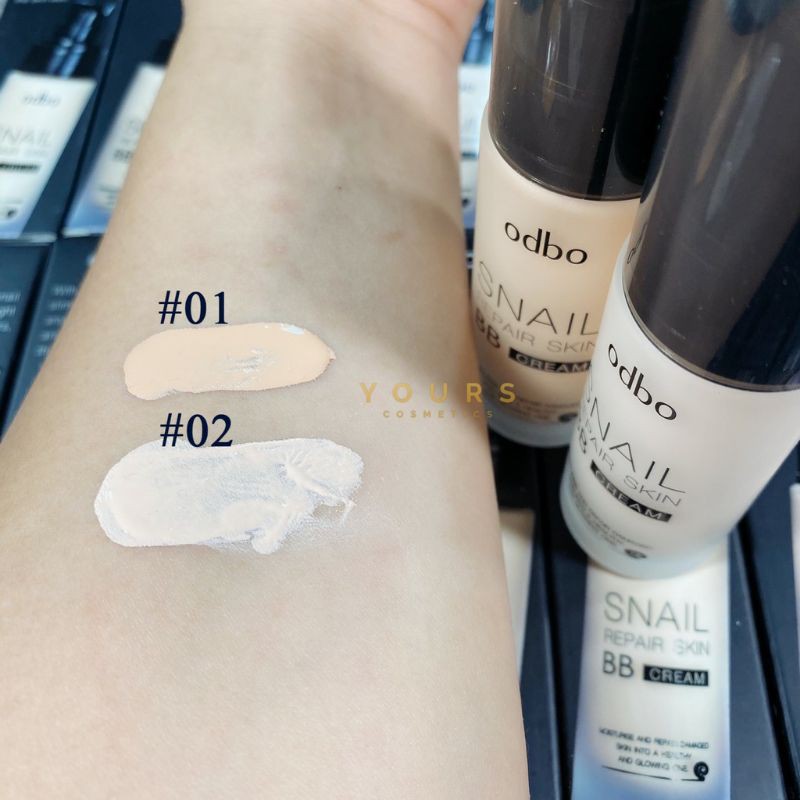 Kem nền Odbo Snail Repair Skin BB Cream OD411 Thái Lan