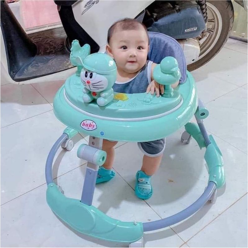 Xe Tập Đi Tròn đa chức năng Có Hình Thỏ ngộ nghĩnh dễ thương có nhạc, có bàn ăn cho bé