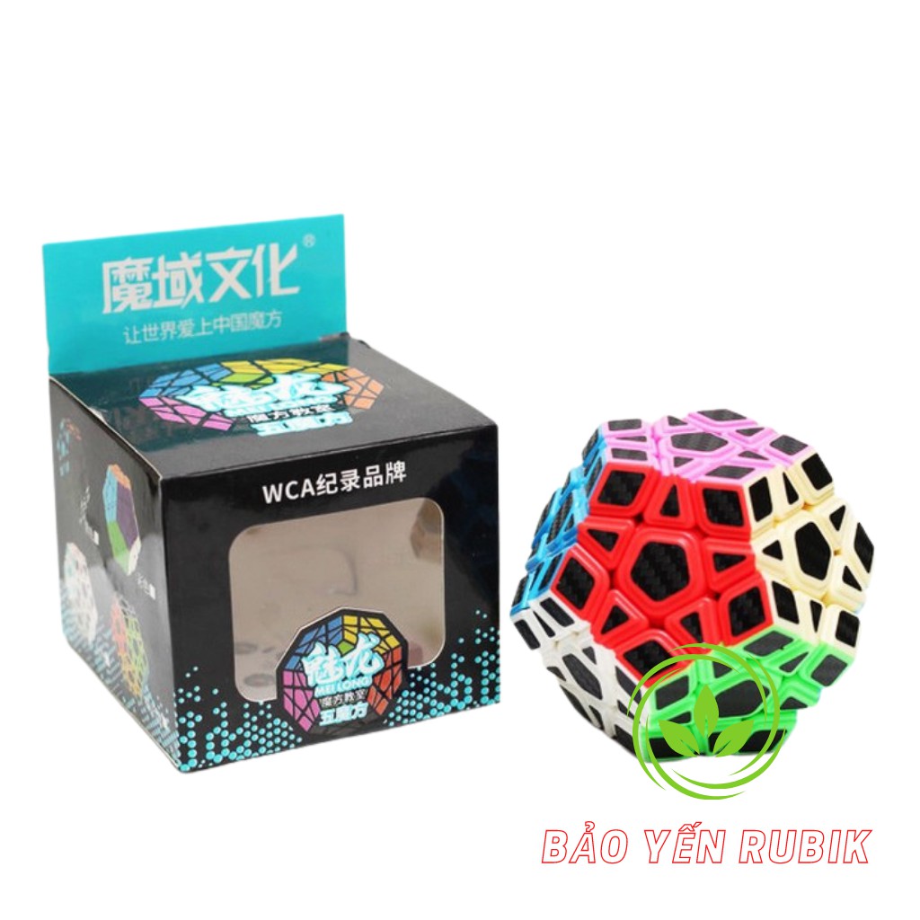 Bộ Sưu Tập Rubik Carbon MoYu MeiLong 2x2 3x3 4x4 5x5 Pyraminx Megaminx Skewb Square-1 SQ1 Tam Giác 12 Mặt Rubic(Mã RB25)