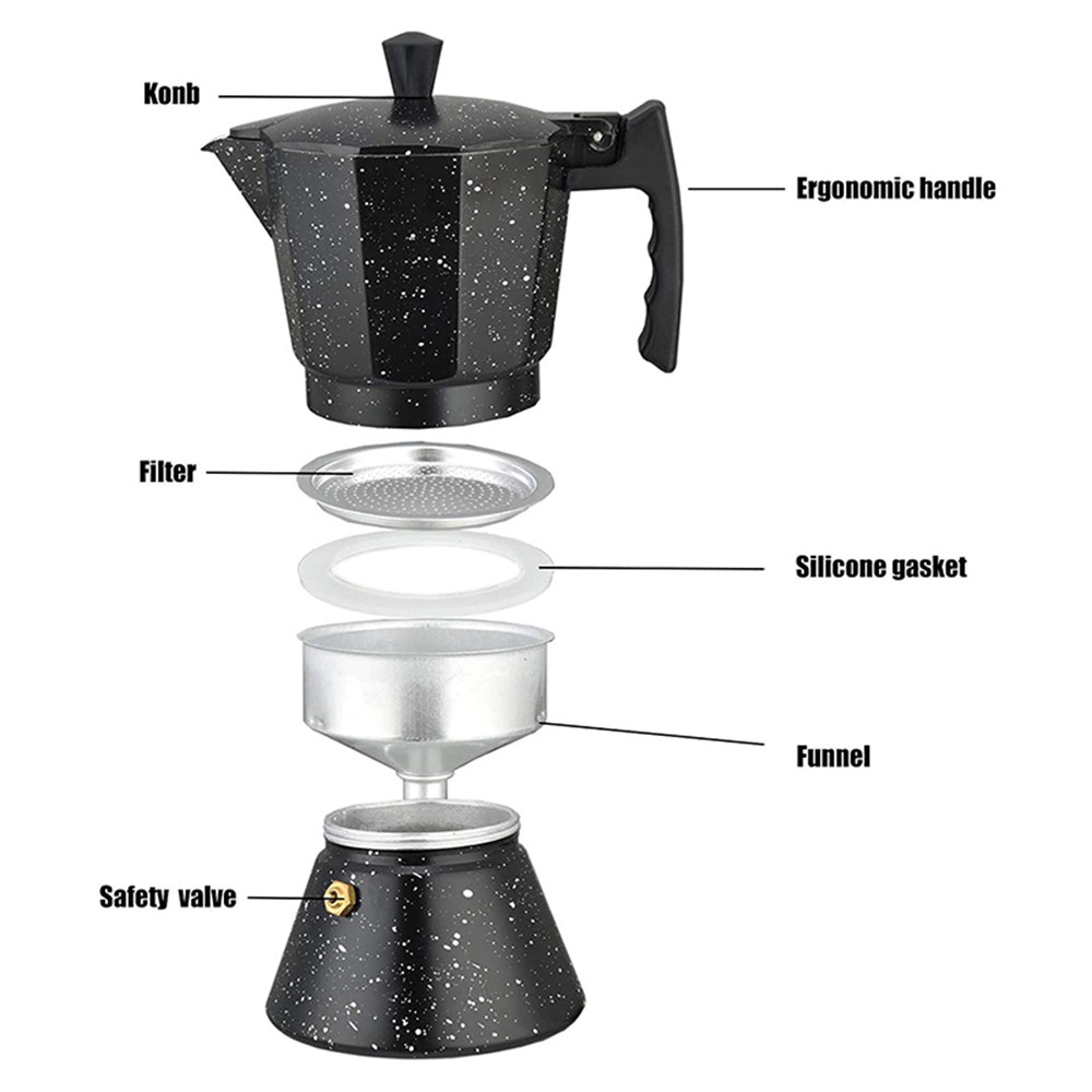 Máy Pha Cà Phê Espresso Chuyên Dụng - 3 Cốc Cà Phê