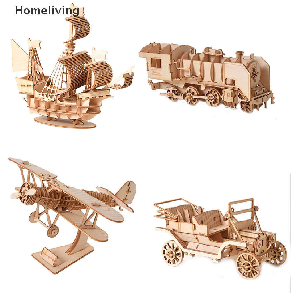 Đồ Chơi Mô Hình Tàu Thuyền 3d Bằng Gỗ diy