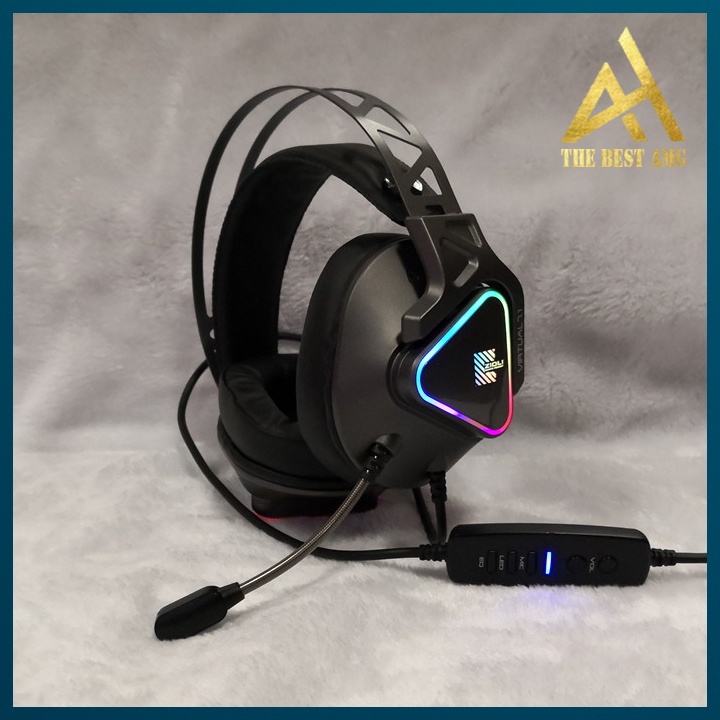 Tai Nghe Chụp Tai Gaming Có Dây Led RGB Headphone Có Mic Zidli ZH27 7.1 - Tai Nghe Máy Tính Laptop Chơi Game
