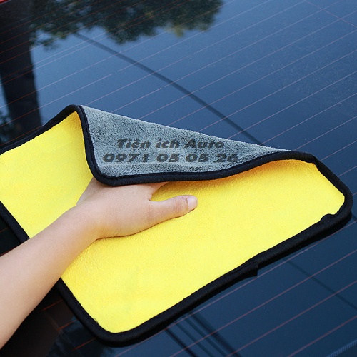 Khăn lau xe Microfiber Mềm Mịn Siêu Thấm Hút Nước Chuyên Dụng Lau Rửa Xe Hơi Ô Tô | tienich_auto