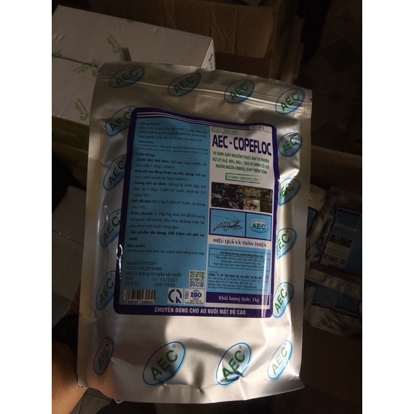AEC COPEFLOC men vi sinh tạo thức ăn tự nhiên cho tôm cá
