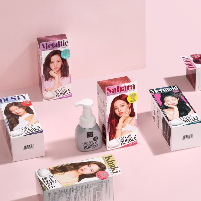 Thuốc nhuộm tóc bọt biển Hello Bubble Mise en scène Hàn Quốc
