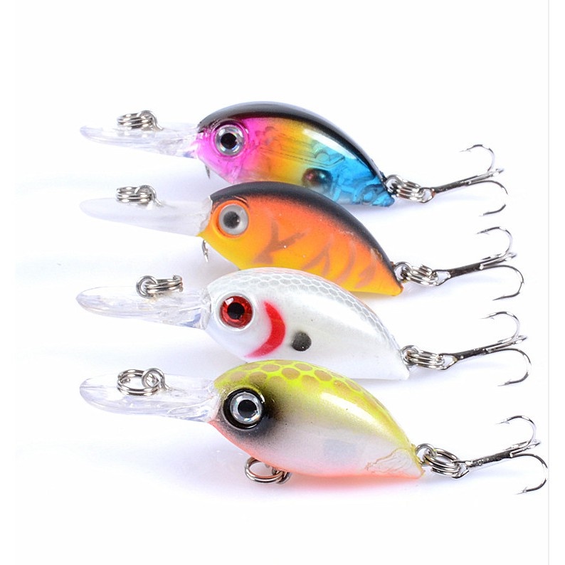 Mồi Câu Cá Giả Crank Bait Chuyên Đồ Câu Lure 5.2cm / 3.8g_M-18