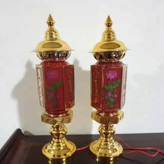 Cặp đèn thờ phú quý ( loại đại )