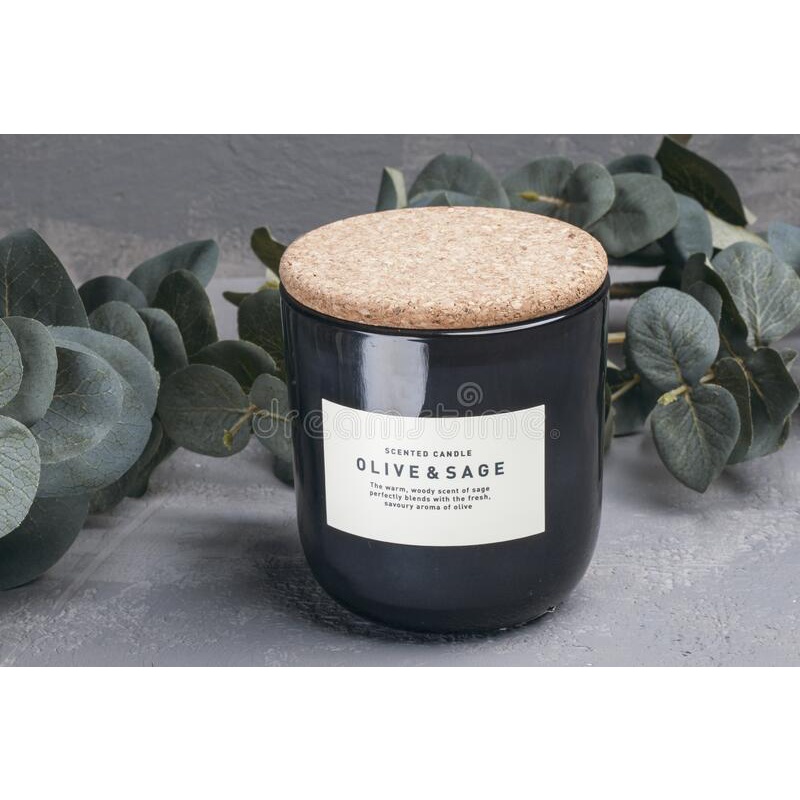 [Nến HM xịn] Nến thơm H&amp;M candle cup cao cấp, hàng full box xuất chuẩn mùi hương gỗ Mahogany