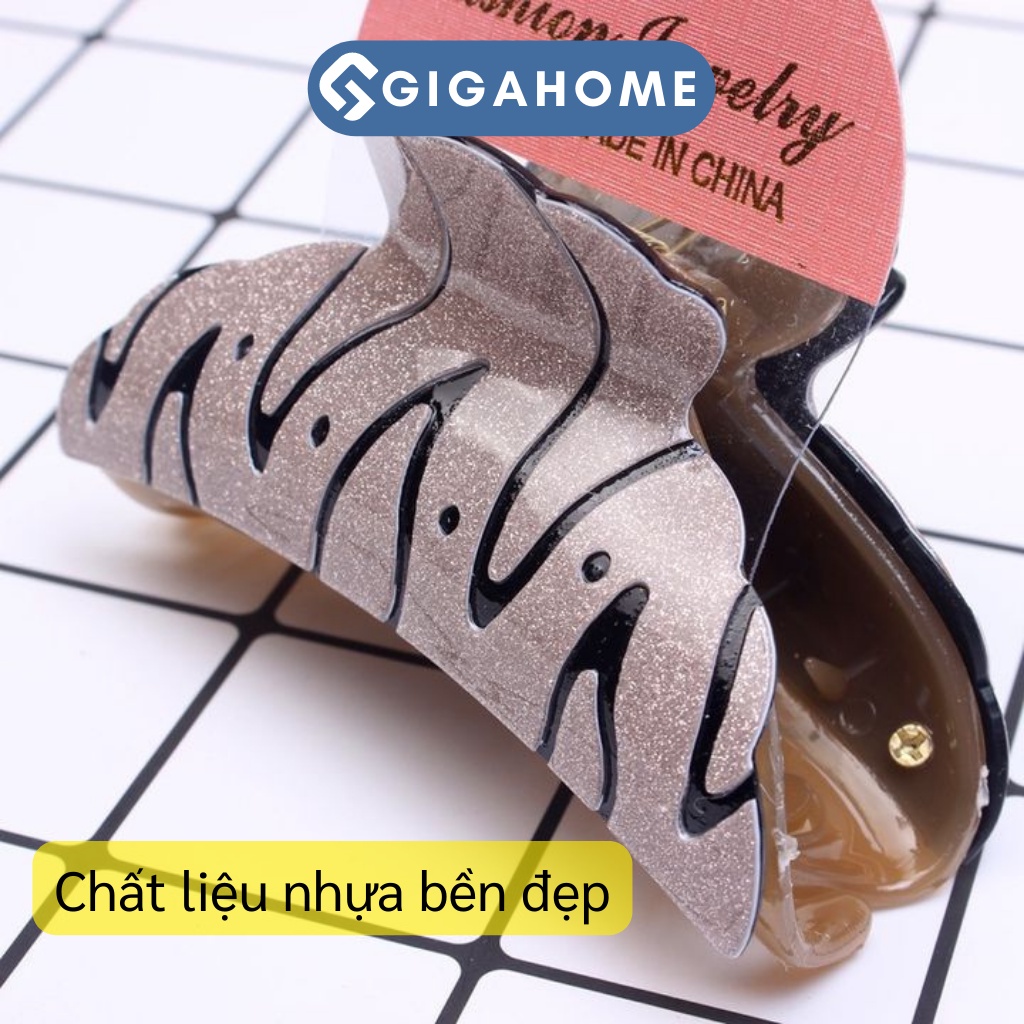 Kẹp Tóc Càng Cua Hàn Quốc GIGAHOME Nhiều Màu Sắc Cho Các Bạn Gái Và Các Cô 6458