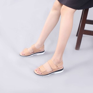 LiB -  Giày Sandal Đế Xuồng 3cm Da Thật X727
