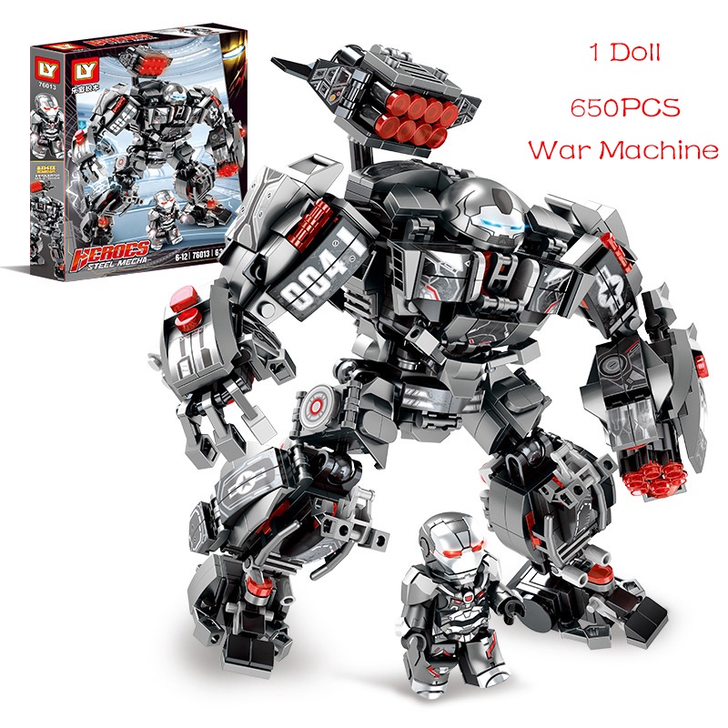 Mô hình lắp ráp Robot đồ chơi LEGO Iron Man War Machine