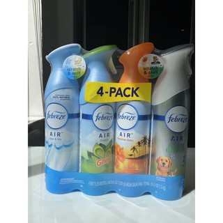 XỊT THƠM PHÒNG VÀ KHỬ MÙI HÔI CHIẾT XUẤT 100% THIÊN NHIÊN FEBREZE