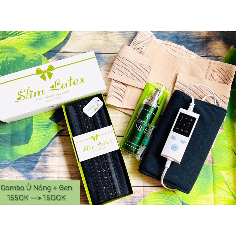 COMBO BỘ Ủ NÓNG ĐAI CẢI TIẾN + GEN SLIM LATEX