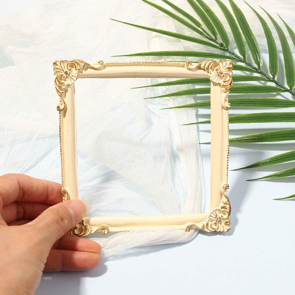 Khung Rỗng Dập Nổi Họa Tiết Phong Cách Châu Âu Làm Phụ Kiện Chụp Ảnh Trang Trí Móng DIY