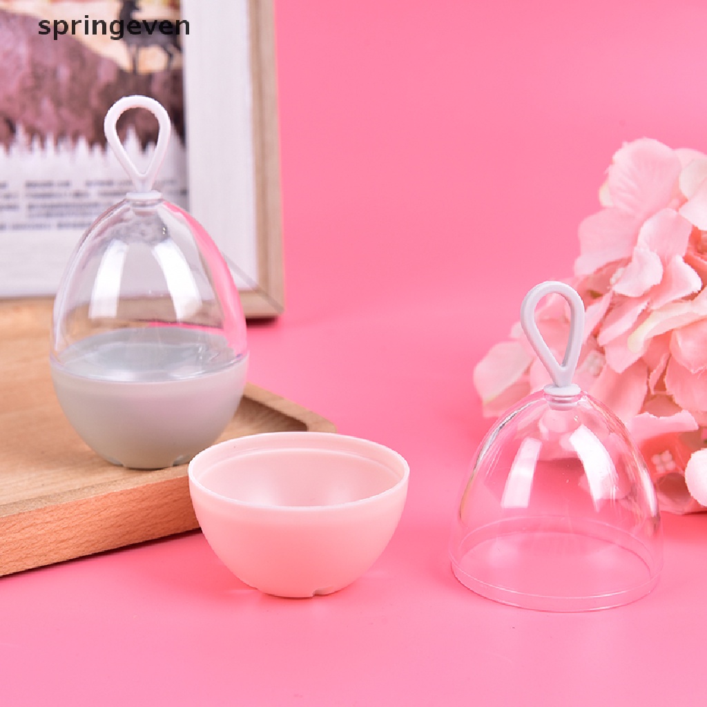 Springeven Hộp Đựng Mút Trang Điểm Hình Trứng Thoáng Khí Chống Mốc Đựng Mút Trang Điểm Du Lịch