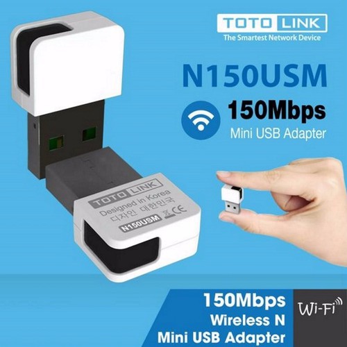 Bộ Thu Wifi TOTOLINK  150USM - USB Wifi Nano Chuẩn N Tốc Độ 150Mbps