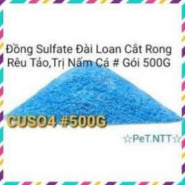 10g Đồng sunfat (CuSO4) chuẩn ko pha tạp chất 99% xử lý hồ bơi, bể cá, ao tôm