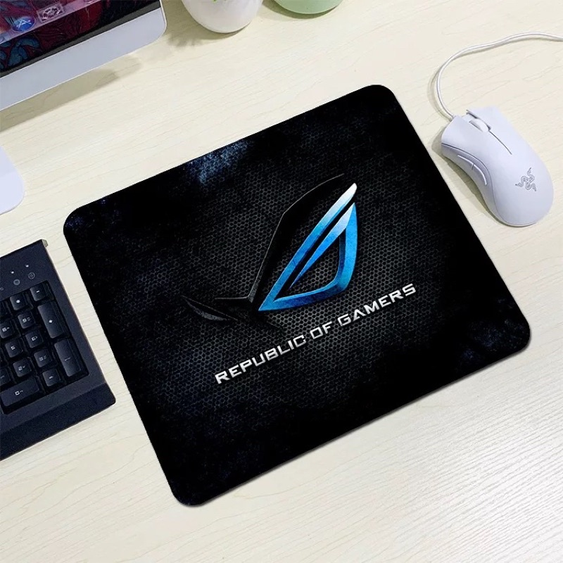 Lót chuột-Bàn Di-Miếng Lót chuột ASUS-ROG cỡ lớn,nhỏ Đủ size chống trượt chuyên game-BMVAUDIO