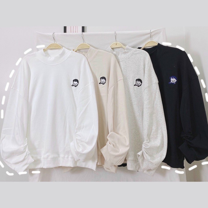 ÁO SWEATER CỔ LỌ NANASS