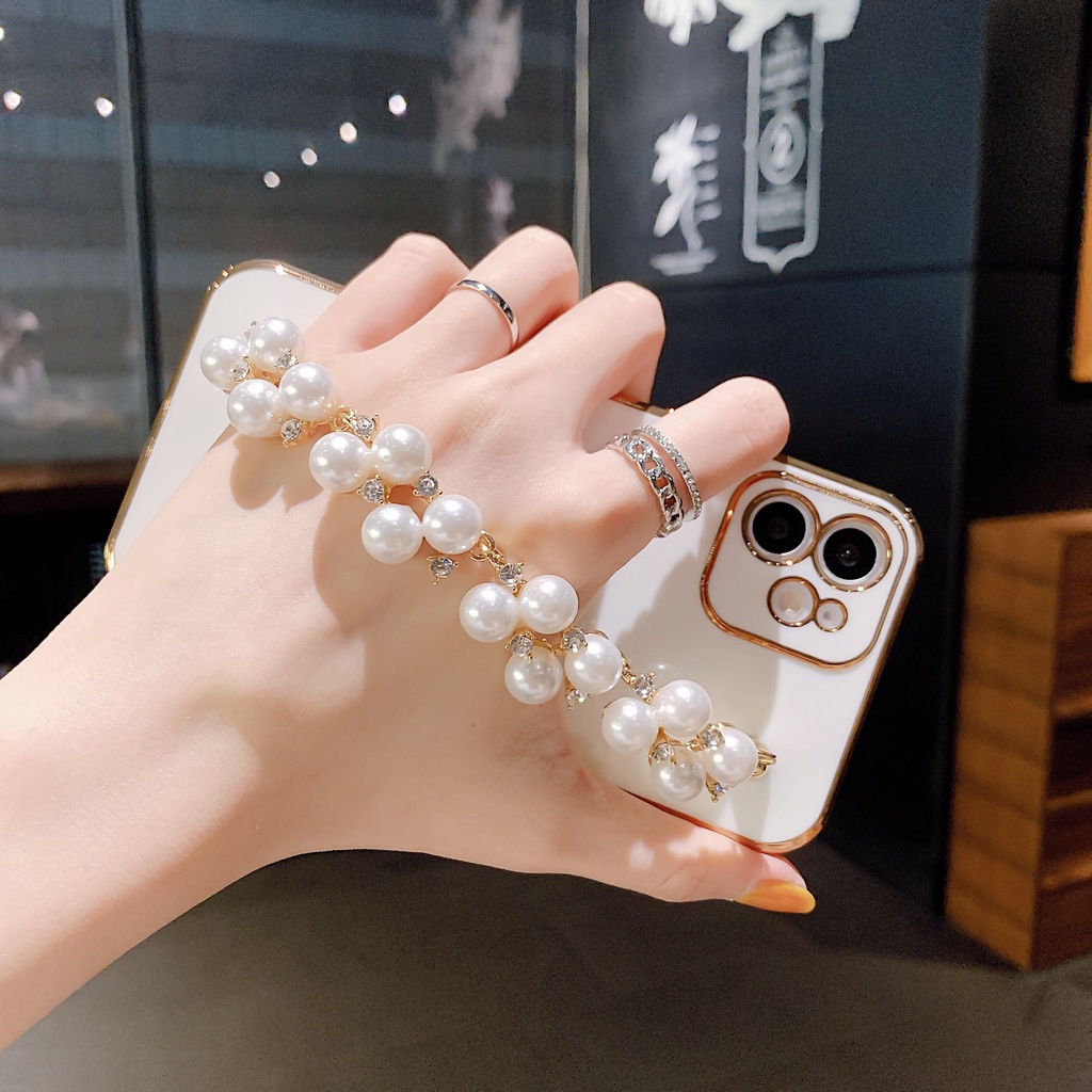 Ốp Điện Thoại TPU Mạ Màu Ngọc Trai Cho Vivo Y17 Y15 Y19 Y20 Y33S Y21 Y22 Y55S Y77 Y97 Y15S Y10 Y15A 4G