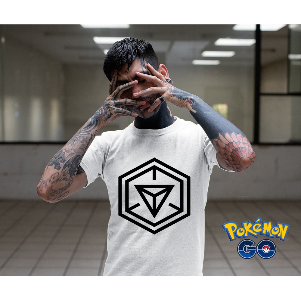 Áo thun Cotton Unisex - Game - Pokemon GO - Biểu tượng pokemon