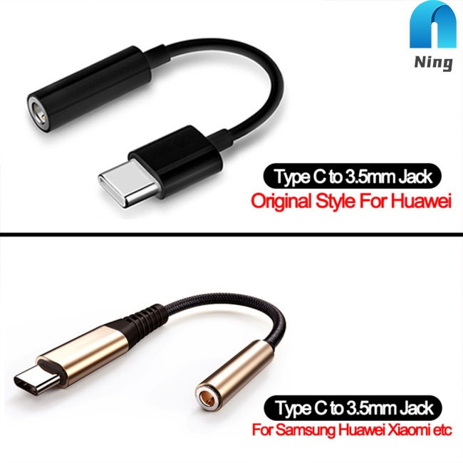 Cáp Chuyển Đổi Âm Thanh Tai Nghe Usb Type C Sang 3.5mm Chuyên Dụng Cho Xiaomi Samsung Huawei