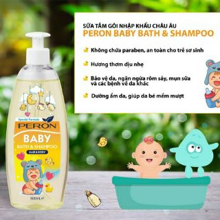 sữa tắm gội Peron Baby