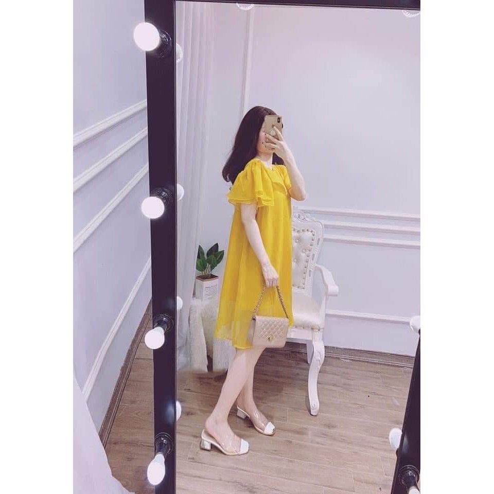 Đầm babydoll kiểu dáng dễ mặc, phù hợp mọi phom người, big size, bầu bì bon chen thoải mái 300g | BigBuy360 - bigbuy360.vn