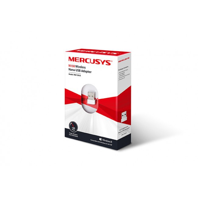 Bộ Thu Wifi Không Dây Chuẩn N Mini USB Mercusys MW150US-150Mbps -