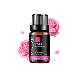 Tinh dầu hoa hồng MAYJAM 10ml dưỡng ẩm chăm sóc da liệu pháp hương thơm