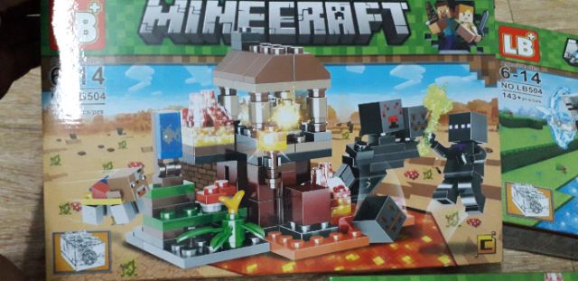 Lắp ráp Lego Minecraff LB504 có từ 143 chi tiết bằng nhựa rất đẹp