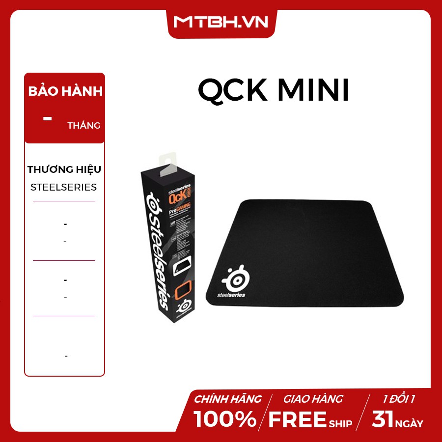 BÀN DI CHUỘT SteelSeries QcK mini (63005)