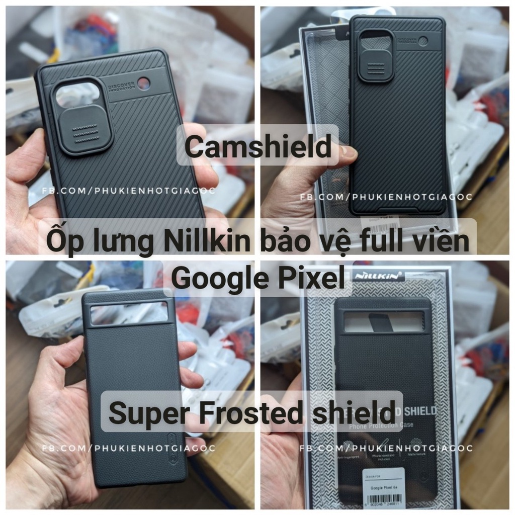(Sẵn VN) Ốp bảo vệ Nillkin Super Frosted Google Pixel 2 XL chống vân tay, dễ cầm nắm