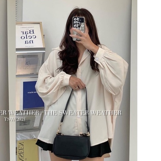Sơ Mi Nữ Tay Bồng Dáng Rộng Cực Chất