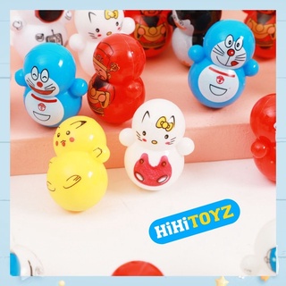 5 con Lật Đật mini hình Doaremon - Shin - Pikachu - Phi hành gia siêu cute