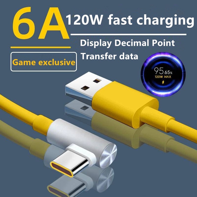 Dây Cáp Sạc Nhanh 67W Type C Xiaomi 6A Phù Hợp Cho Xiaomi 120W Poco F4 GT Redmi K40 / K50 Turbo Charging Cord